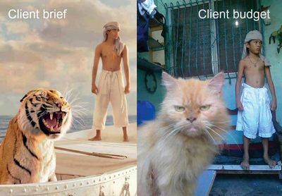 A typical situation in the consulting business.